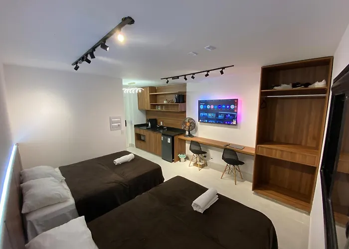 Luxury Flat In Vila Olimpia With Rooftop Pool, Gym, Cinema & More!